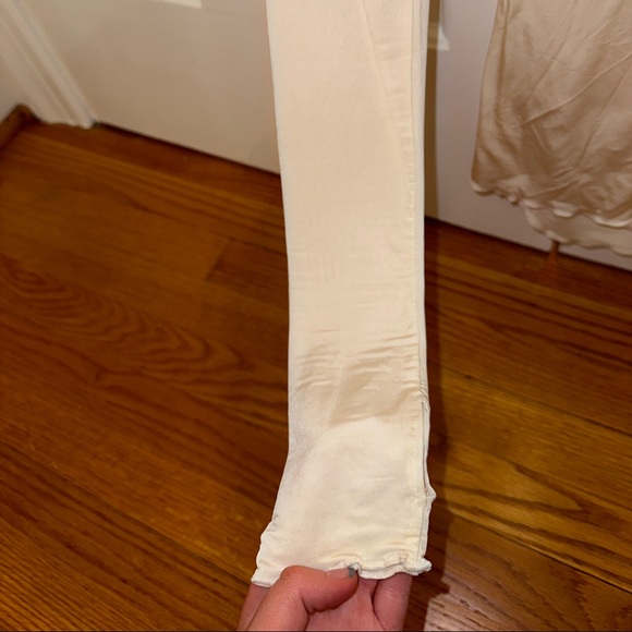 Free People Intimately Cream Ruffle Shirt - Picture 5 of 9